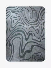Emma abstract concentric lines Rug
